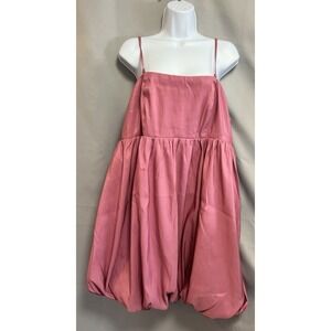 A New Day Balloon‎ Bubble Mini Sleeveless Dress Sz XL NWT Pink Women's Coquette